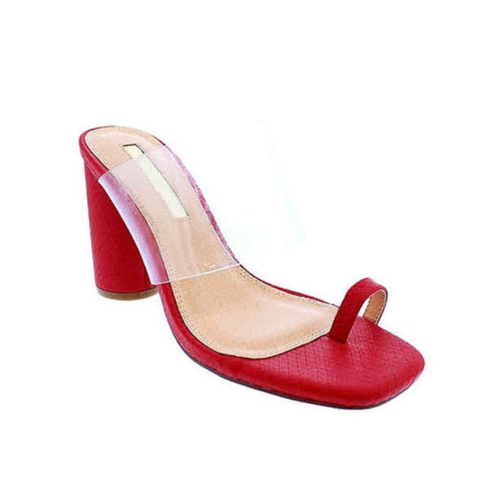 Red sandals